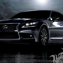 Download a photo of a cool black Lexus on your profile picture