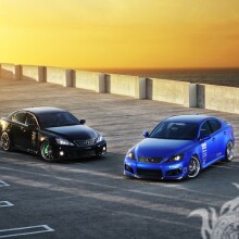 Descarga la imagen de dos Lexus geniales en tu foto de perfil