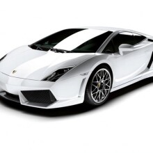 Téléchargez une photo d'une Lamborghini blanche et fraîche