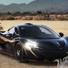 Foto für den Avatar eines luxuriösen schwarzen McLaren für einen Kerl