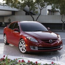 Free download a photo on the avatar of a red Mazda