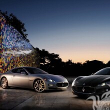 Descargar la imagen de dos Maserati geniales en la imagen de perfil de un chico