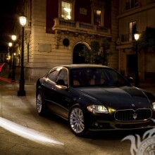 Скачать картинку потрясающий черный Maserati на аву для парня