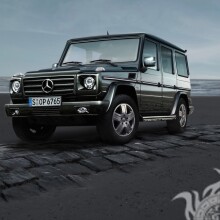 Schwarzer SUV Mercedes Foto auf Ihrem Profilbild herunterladen
