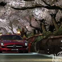 Télécharger la photo d'une élégante Mercedes rouge pour fille
