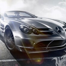 On the avatar download a photo of a cool Mercedes for Facebook