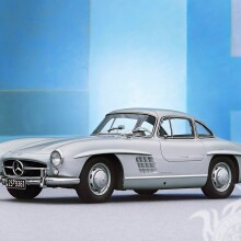 Laden Sie ein Foto eines Luxus-Mercedes für Facebook auf Ihr Profilbild herunter