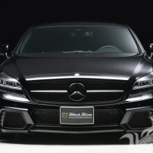 Descargar foto del Mercedes negro de lujo alemán