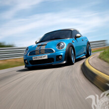 Download MINI Cooper racing photo for girl profile picture