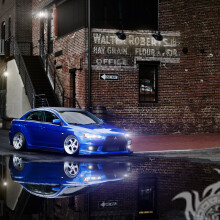 Download photo elegant blue Mitsubishi