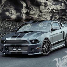 Eleganter Ford Mustang Bild auf Ihr Profilbild herunterladen