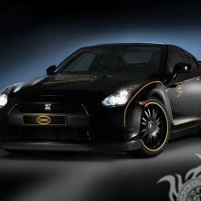 Cooles schwarzes Nissan-Download-Foto auf Ihrem Profilbild