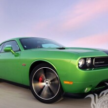 Класний зелений Dodge завантажити фото