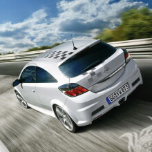 Elegantes weißes Opel-Download-Foto auf Ihrem Profilbild