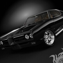 Elegant black Pontiac download photo on your Facebook profile picture