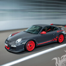 Фото на аватарку для Ютуб гоночний чорний Porsche