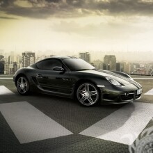 Фото на аватарку для ВатсАпп роскошный черный Porsche