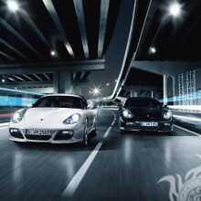 Photo on the profile picture for TikTok two luxurious Porsches