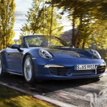 Фото на аватарку для Ютуб розкішний синій Porsche
