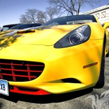 Foto auf dem Avatar für TikTok coolen gelben Porsche