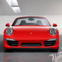Фото на аватарку для Ютуб роскошный красный Porsche скачать бесплатно