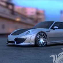 Фото на аватарку для телефона роскошный Porsche скачать бесплатно