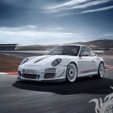 Фото на аватарку для ВатсАпп роскошный белый Porsche скачать бесплатно