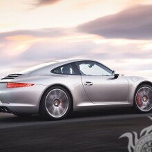 Фото на аватарку для ВатсАпп элегантный серебристый Porsche скачать бесплатно