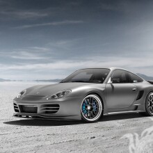 Фото на аватарку для ВатсАпп розкішний сріблястий Porsche скачати безкоштовно