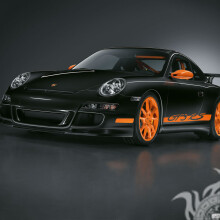 Фото на аватарку для Инстаграм крутой черный Porsche
