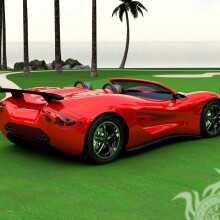 Круте фото на аватарку для Інстаграм крутий червоний автомобіль