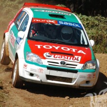 Cool photo on an avatar for TikTok cool Toyota participates in the rally