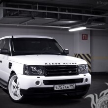 Descarga la foto en tu foto de perfil en YouTube excelente Range Rover blanco
