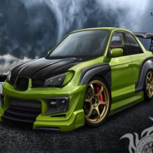 Image sympa de l'avatar du jeu dans WatsApp grande voiture de course