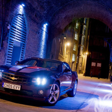 Cool Chevrolet in the night city download photo on your profile picture