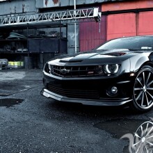 Чорний приголомшливий Chevrolet завантажити фото на аватарку