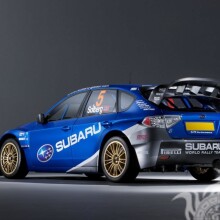 Cooler Avatar für Steam Racing Blue Subaru Foto herunterladen