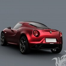 On the avatar photo of a free red car