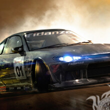 Photo of a car in a drift for a guy free download on an avatar