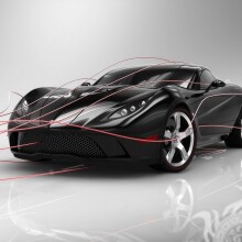 Avatar de coche de lujo negro para novio foto descarga gratuita