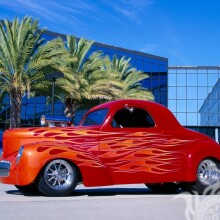 Cool voiture rouge sur avatar gratuit pour gars télécharger la photo