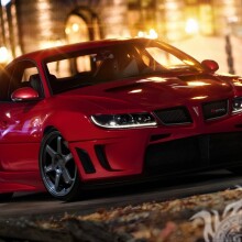 Red gorgeous car free download on your avatar