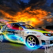 Cooles Auto für einen Kerl cooles Foto für einen Avatar-Download