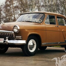 Photo of a retro car USSR GAZ on the profile picture