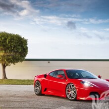 Red gorgeous supercar download photo for girl on avatar