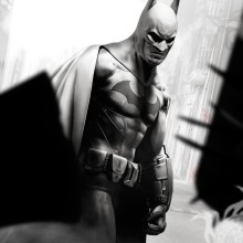 Бэтмен черно-белая аватарка