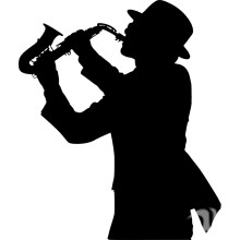 Саксофонист играет блюз картинка 