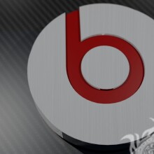 Beats logotipo de música de audio en avatar