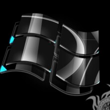 Hermoso logotipo de Windows en la descarga del avatar