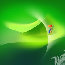 Ава с логотипом Windows 7